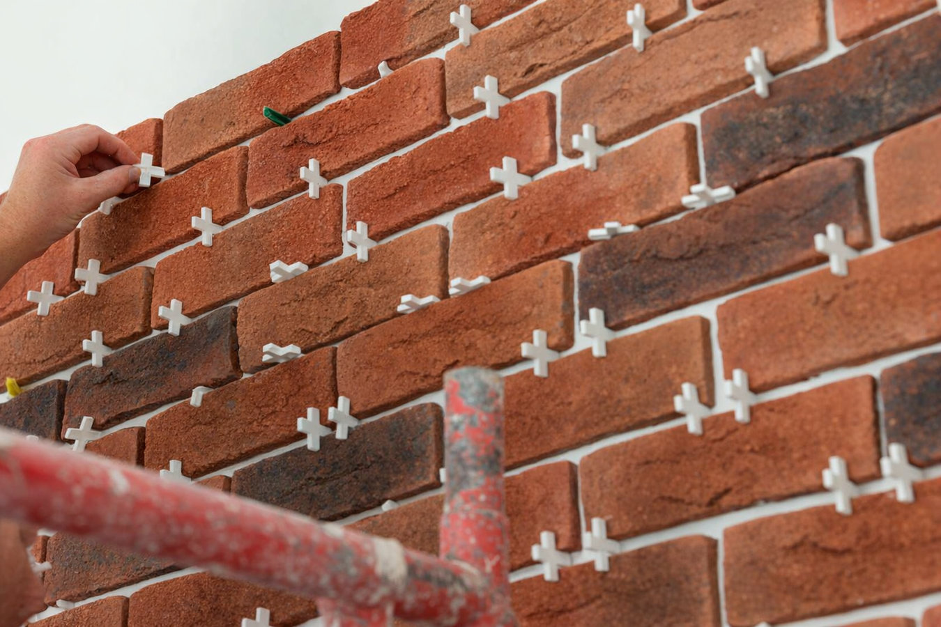 Brick wall installation